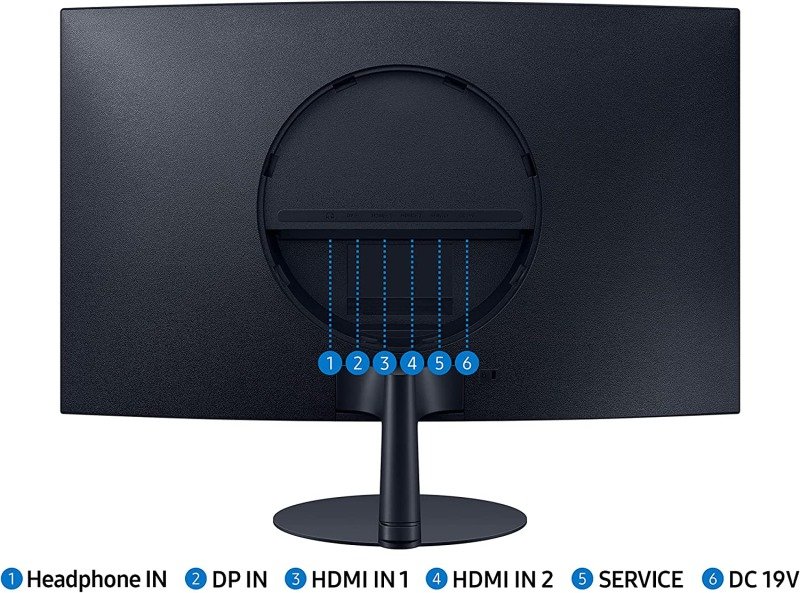32 Inch Monitor With Built In Speakers Samsung LS32C390EAUXXU 32 Inch Curved Monitor with Built-in Speakers