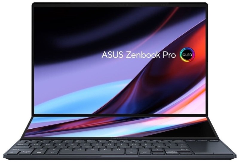 ASUS Zenbook Pro 14 Duo OLED Laptop, Intel Core i7-12700H 2.3GHz, 16GB DDR5, 512GB NVMe SSD, 14.5&qu