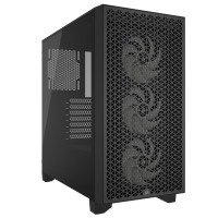 CORSAIR 3000D Tempered Glass Mid-Tower, Black
