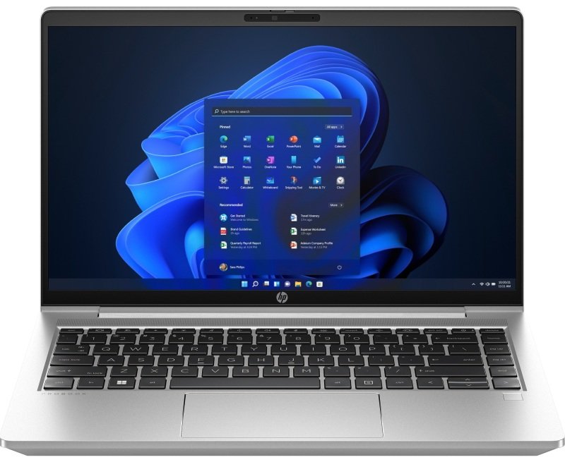 HP ProBook 445 G10 Laptop, AMD Ryzen 5 7530U up to 4.5GHz, 8GB DDR4, 256GB SSD, 14" Full HD IPS