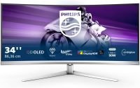 Philips Evnia 34M2C8600/00 34 Inch 2K OLED Curved Gaming Monitor