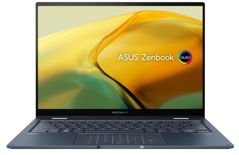 Asus Zenbook 14 Flip OLED Laptop, Intel Core i7-1360P 2.2GHz, 16GB DDR5, 512GB PCIe SSD, 14" 2.