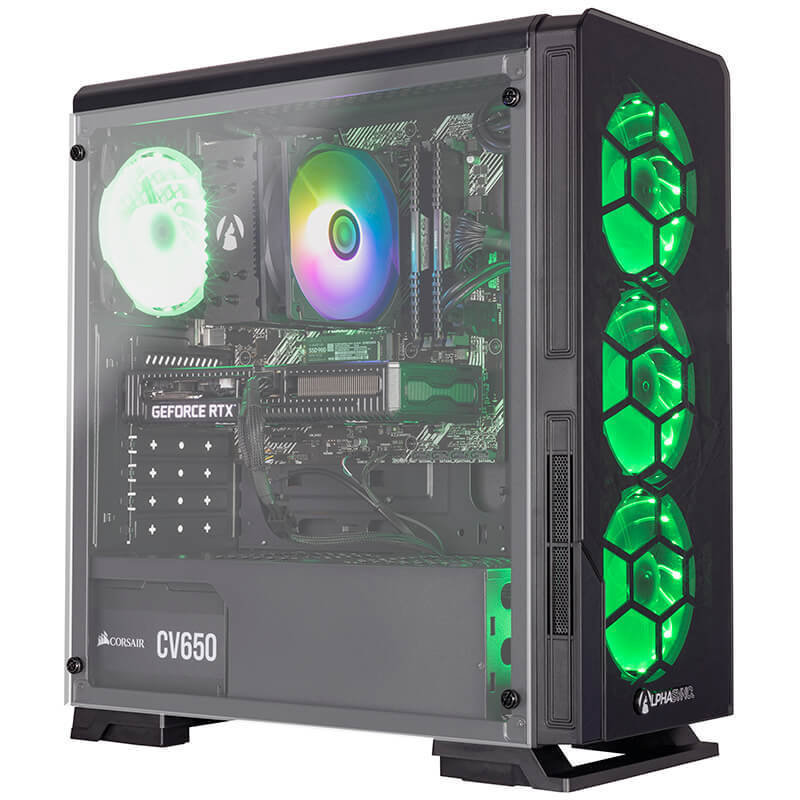 AlphaSync Gaming PC - AMD Ryzen 5, RTX 3060 | Ebuyer.com