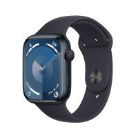 Apple Watch Series 9 GPS 45mm Midnight Aluminium Case with Midnight Sport Band - M/