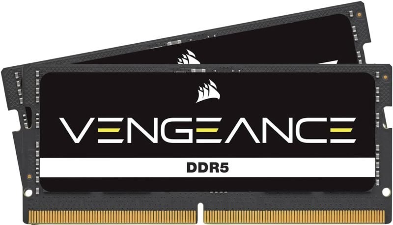 CORSAIR Vengeance Black 64GB 4800MHz DDR5 SODIMM Memory Kit