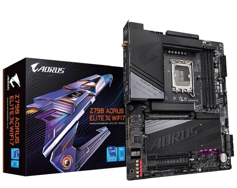 Gigabyte Intel Z790 AORUS ELITE X WIFI 7 LGA 1700 DDR5 ATX Gaming Motherboard