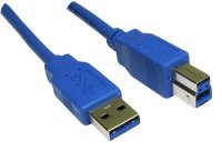 Cables Direct 5mtr USB 3.0 A M - A M Extension Cable - Blue