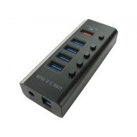 Cables Direct NEWlink 5 Port USB3.0 Hub with Fast Charge Port PSU