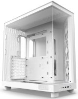 NZXT H6 Flow Mid Tower ATX Gaming PC Case - White