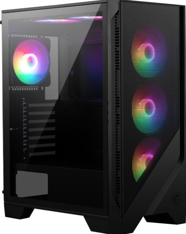 MSI MAG FORGE 120A AIRFLOW Mid Tower ATX Gaming PC Case - Black