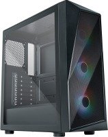 EXDISPLAY CoolerMaster CMP 520 Mid Tower TG PC Case - Black