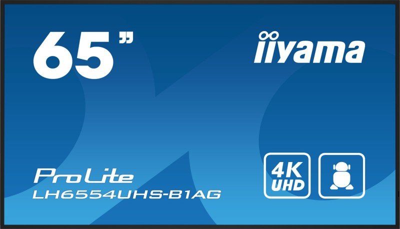 iiyama LH6554UHS-B1AG Signage Display Digital signage flat panel 165.1 cm (65")