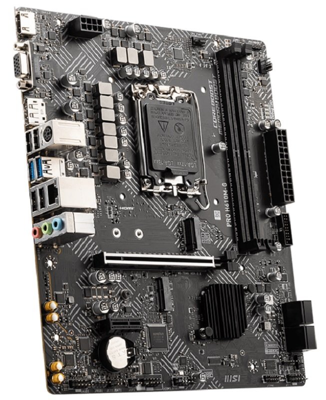 MSI Intel PRO H610M-G LGA 1700 DDR5 Micro ATX Motherboard | Ebuyer.com