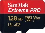 SanDisk Extreme PRO 128GB microSDXC Memory Card + SD Adapter