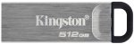 Kingston DataTraveler Kyson 512GB USB-A Flash Drive - with Stylish Capless Metal Case