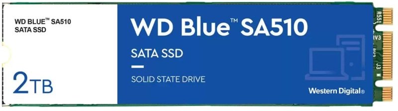 WD Blue SA510 2TB M.2 SATA Gen3 SSD