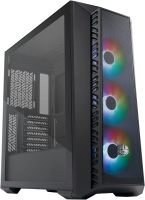 CoolerMaster MasterBox 520 Mesh ARGB Mid Tower TG PC Case - Black
