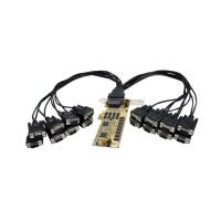 StarTech.com 16 Port Low Profile RS232 PCI Express Serial Card - Cable Included - PCIe RS232 Serial Card