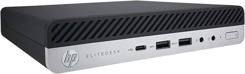 Refurbished HP Elitedesk 800 G5 Desktop PC, Intel Core i5-9500T, 8GB RAM, 256GB SSD, Intel UHD, Wind