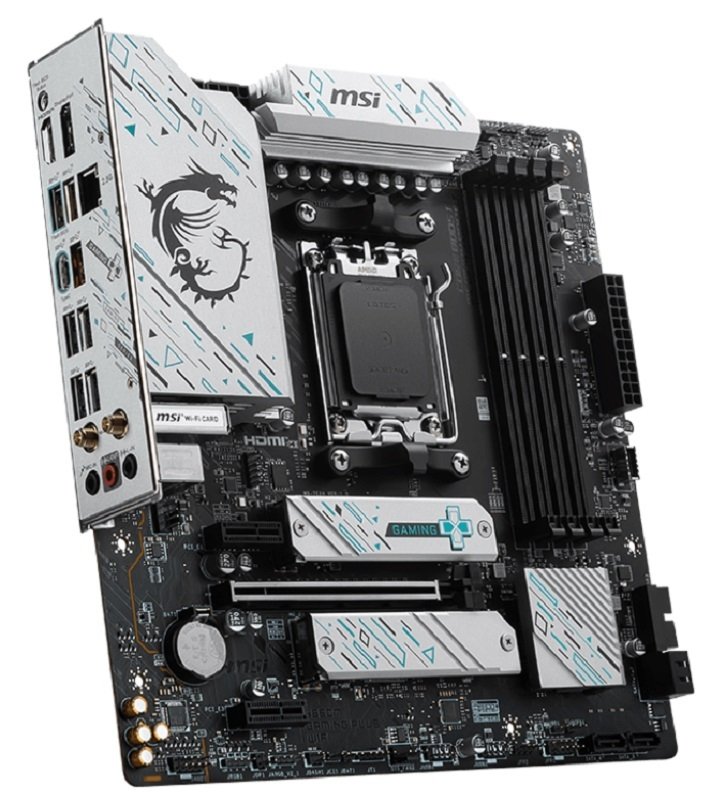 MSI AMD B650M GAMING PLUS WIFI AM5 DDR5 Micro ATX Gaming Motherboard ...