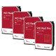 WD Red Pro 14TB NAS Hard Drive - 4 Pack