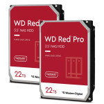 WD Red Pro 22TB NAS Hard Drive - Twin Pack