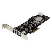 EXDISPLAY StarTech.com 4 Port PCI Express USB 3.0 Card w/ 2 Dedicated Channels - UASP