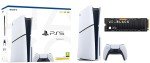 Sony PlayStation 5 Console - PS5 (Model Group - Slim) & WD Black SN850X 2TB M.2 SSD with Heatsink - PS5 Ready