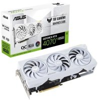 ASUS NVIDIA GeForce RTX 4070 Ti SUPER TUF Gaming OC White Graphics Card For Gaming - 16GB