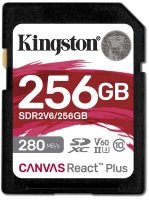 Kingston Canvas React Plus V60 256GB SDXC Memory Card