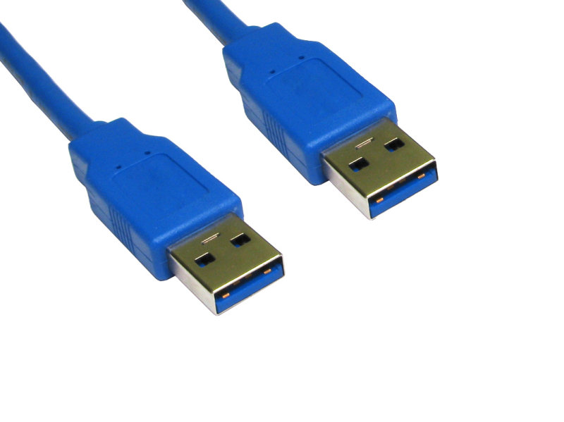 Cables Direct 5mtr USB 3.0 Type A (M) to Type A (M) Data Cable - Blue