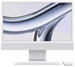 Apple iMac 24 Inch AIO Desktop PC (2024) - Apple M3 chip 8-Core CPU, Silver