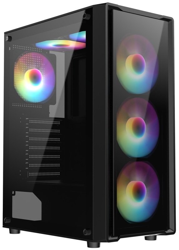 CiT Blade Mid Tower ATX Gaming PC Case - Black | Ebuyer.com