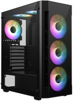 CiT Destroyer Mid Tower ATX Gaming PC Case - Black