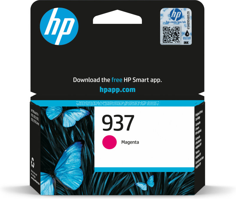 HP 937 Magenta Ink Cartridge (4S6W3NE)