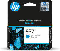 HP 937 Cyan Ink Cartridge (4S6W2NE)