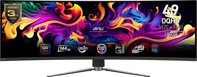 MSI MPG 491CQP QD-OLED 49 Inch 5K Monitor