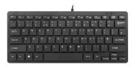 EXDISPLAY CiT KB-738 Premium Mini USB Black Keyboard