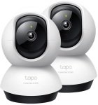 TP-Link TAPO C220 (2 Pack) - Pan/Tilt AI Home Security Wi-Fi Camera