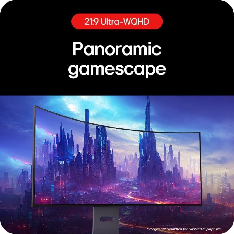 LG UltraGear 39GS95QE 39 Inch OLED Curved Gaming Monitor | Ebuyer.com