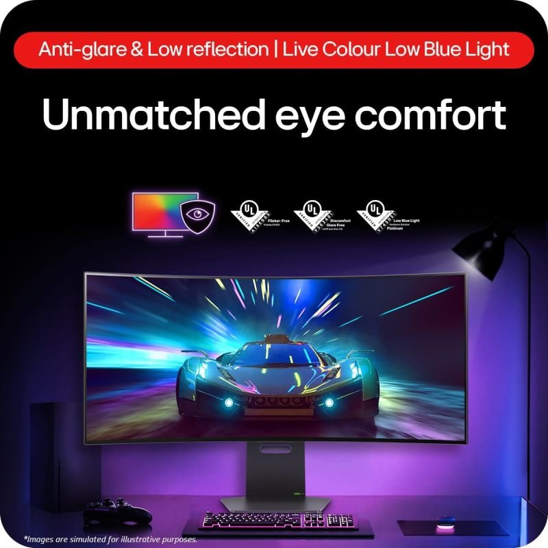 LG UltraGear 39GS95QE 39 Inch OLED Curved Gaming Monitor | Ebuyer.com