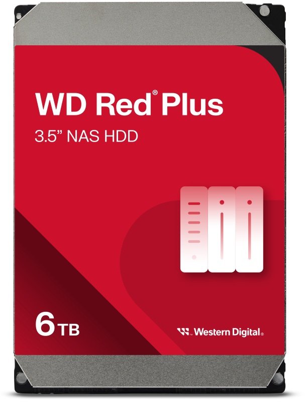 WD Red Plus 6TB NAS Hard Drive