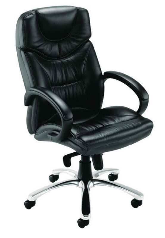 FF AVIOR EXECUTIVE LEATHER CHAIR BLACK Product Description