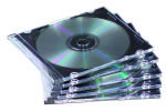 Fellowes Slimline CD/DVD Jewel Case - 25pk