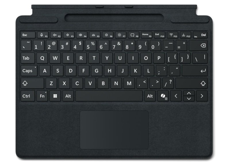 Microsoft Surface Pro 8/9/10 Signature Type Cover - Black | Ebuyer.com