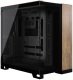 CORSAIR 6500X Mid Tower E-ATX Gaming PC Case - Black and Walnut