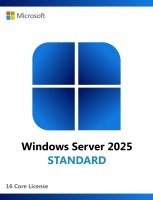 Microsoft Windows Server 2025 Standard 64-bit License 16 Core OEM DVD-ROM PC