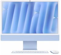 Apple iMac 24 Inch All in One Desktop PC - Apple M4 Chip 10 Core, Blue