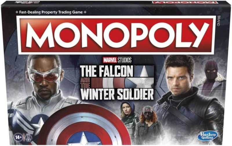 Monopoly Marvel's Falcon and the Winter Soldier Edition Board Game