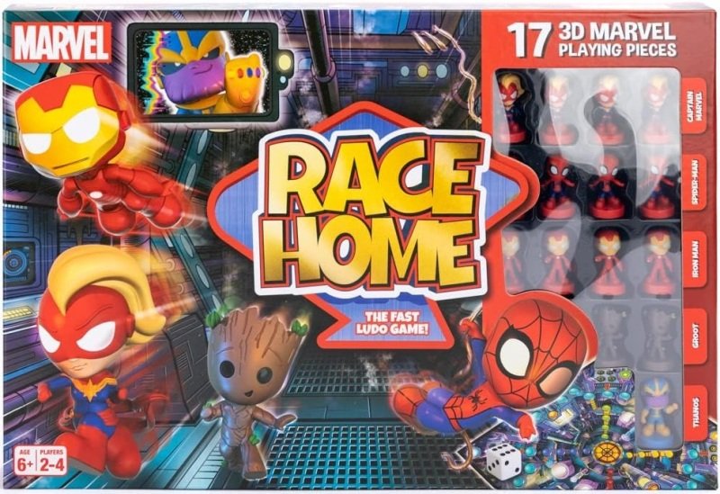 Marvel Race Home Board Game